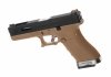 Replika GBB G-Force 17 Silver Barrel - Half-Tan